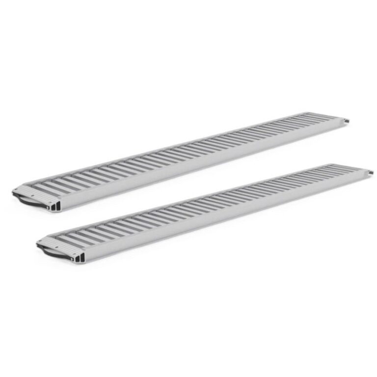 2 Rampes de chargement aluminium lg 2.50m – Accroche en U